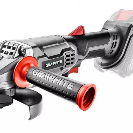 Graphite Energy+ 18V Li-Ion brushless cordless angle grinder 115 mm blade without battery