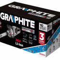 Graphite Energy+ 36V, Li-Ion brushless cordless chainsaw, 14" guide bar
