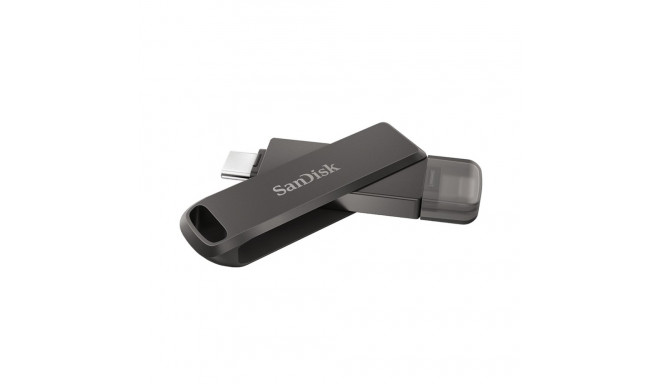 SanDisk iXpand USB flash drive 256 GB USB Type-C / Lightning 3.2 Gen 1 (3.1 Gen 1) Black