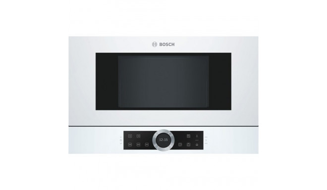 Bosch Serie 8 BFR634GW1 microwave Built-in Solo microwave 21 L 900 W White