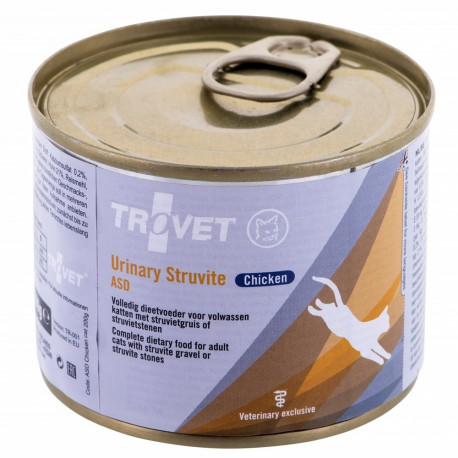 TROVET ASD Urinary Struvite with chicken - wet cat food - 200 g