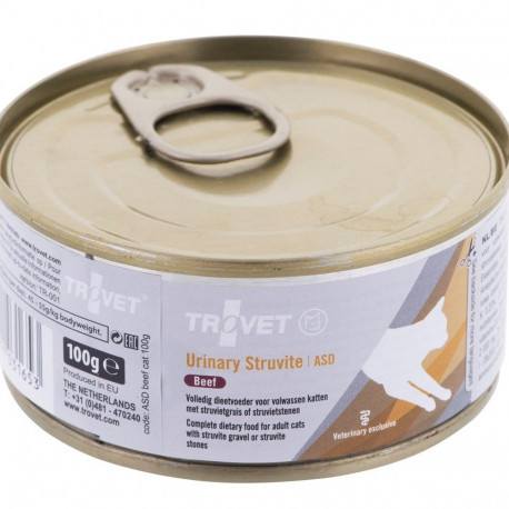 Trovet ASD Urinary Struvite with beef - wet cat food - 100 g