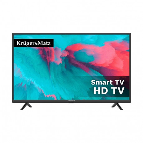 Krüger&Matz KM0232-S6 81.3 cm (32") HD nutiteler Wi-Fi must 220 cd/m²