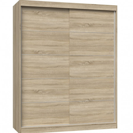 Topeshop IGA 160 SON C KPL bedroom wardrobe/closet 7 shelves 2 door(s) Sonoma oak