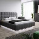 Cama bedside table REJA graphite grey gloss/graphite grey gloss