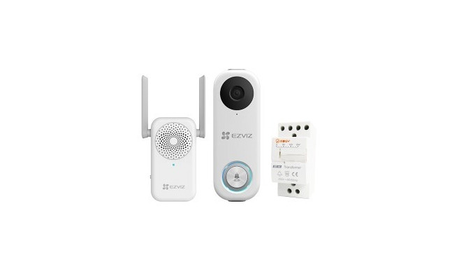 EZVIZ DB1C nutikas videouksekell koos kellaga ja transformaatori komplekt