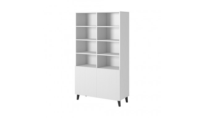 Shelving unit PAFOS 100x40x176.5 cm white matt