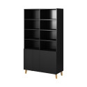 PAFOS bookcase 100x40x176.5 cm matte black