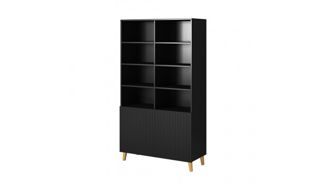 PAFOS bookcase 100x40x176.5 cm matte black