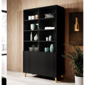 PAFOS bookcase 100x40x176.5 cm matte black