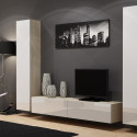 Cama Full cabinet VIGO '180' 180/40/30 sonoma/white gloss