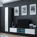 Cama Full cabinet VIGO '180' 180/40/30 grey/white gloss