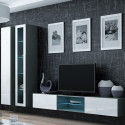 Cama Full cabinet VIGO '180' 180/40/30 grey/white gloss