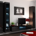 Cama Full cabinet VIGO '180' 180/40/30 black/black gloss