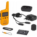 Motorola T72 walkie talkie 16 channels, yellow