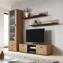 Cama set of two shelves 125cm SOHO lefkas oak/black