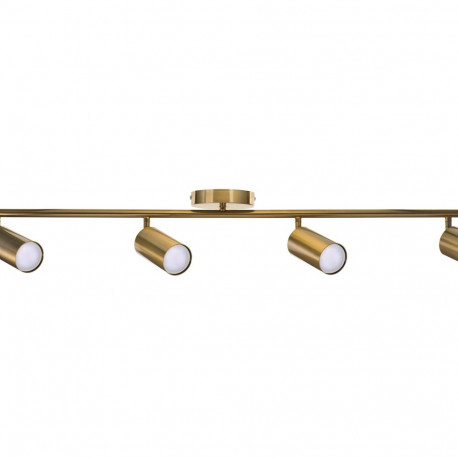 Activejet neljakordne kuldne lae-seina lamp SPECTRA ribaspot GU10 elutuppa