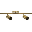 Activejet quadruple gold ceiling wall lamp SPECTRA strip spotlight GU10 for living room