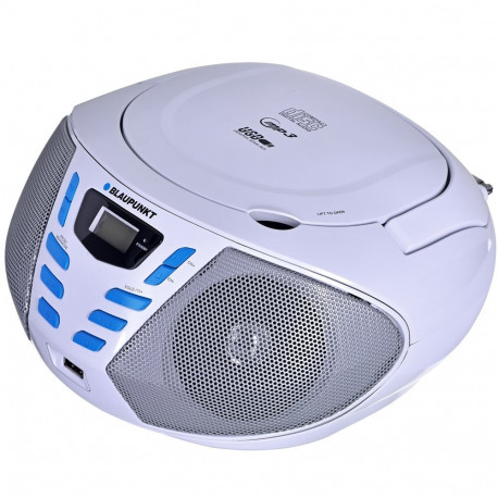 Blaupunkt BB7-WH kaasaskantav stereo süsteem digitaalne 2.4 W FM hall MP3 taasesitus