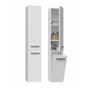 Bathroom cabinet NEL IV 31x30x174 cm, matt white