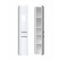 Bathroom cabinet NEL II 31x30x174 cm, white, glossy