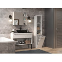 Bathroom cabinet NEL IV 31x30x174 cm, matt white