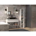 Bathroom cabinet NEL II 31x30x174 cm, matt white