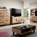 Cama living room set LOTTA 2 (sideboard 150 2D3DR + sideboard 110 2D4DR + display cabinet 120 + coff