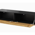 Cama living room cabinet set VIGO 9 black/wotan oak