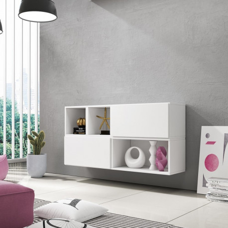 Cama elutoa mööblikomplekt ROCO 15 (RO4+2xRO3+2xRO6) valge/valge/valge