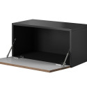 Cama living room furniture set ROCO 3 (2xRO3+2xRO4+2xRO1) black/black/black