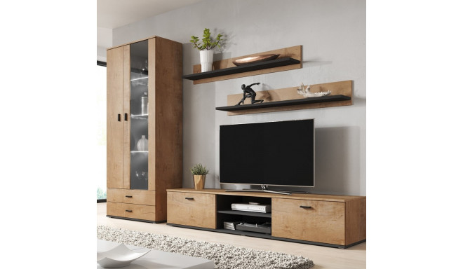 SOHO 8 komplekt (RTV180 kapp + S6 + riiulid) tamm lefkas