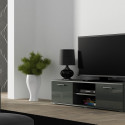 SOHO 7 set (RTV140 cabinet + S1 cabinet + shelves) Grey / Gloss grey