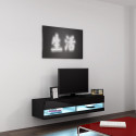 Cama Living room cabinet set VIGO NEW 13 black/black gloss