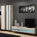 Cama Living room cabinet set VIGO NEW 5 sonoma/white gloss