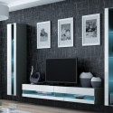 Cama Living room cabinet set VIGO NEW 3 grey/white gloss Cama Living room cabinet set VIGO NEW 3 grey/white gloss