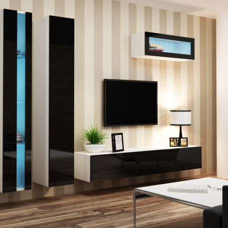 Cama elutoa kapikomplekt VIGO NEW 2 valge/must läikiv