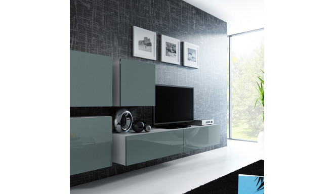 Cama elutoa kapikomplekt VIGO 23 valge/hall läikiv