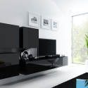 Cama Living room cabinet set VIGO 23 black/black gloss