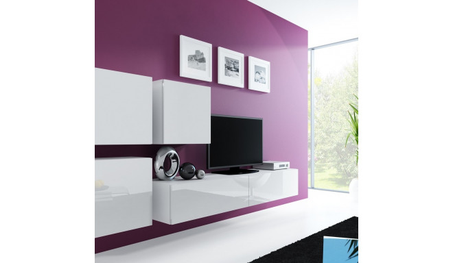 Cama Living room cabinet set VIGO 23 white/white gloss
