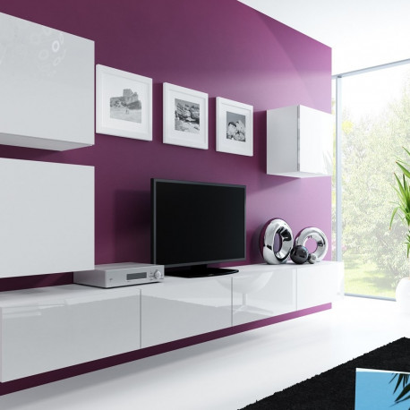 Cama Living room cabinet set VIGO 22 white/white gloss