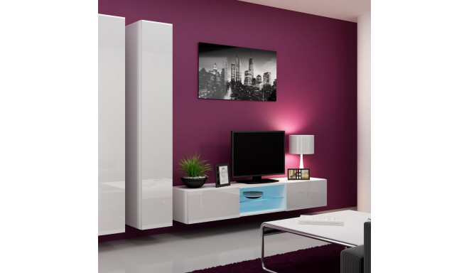 Cama Living room cabinet set VIGO 19 white/white gloss