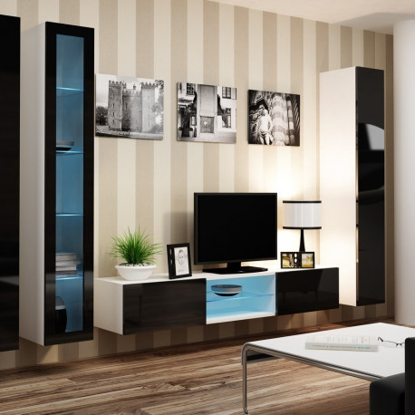 Cama elutoa kapikomplekt VIGO 17 valge/must läikiv