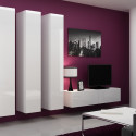 Cama Living room cabinet set VIGO 14 white/white gloss