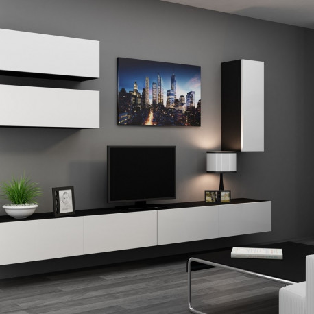 Cama elutoa kapikomplekt VIGO 13 must/valge läikiv