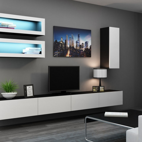 Cama elutoa kapikomplekt VIGO 11 must/valge läikiv