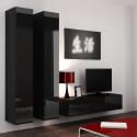 Cama Living room cabinet set VIGO 9 black/black gloss