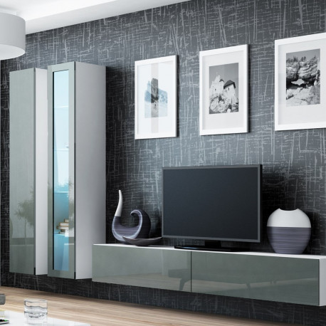 Cama elutoa kapikomplekt VIGO 3 valge/hall läikiv