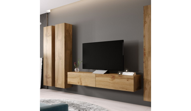 Cama elutoa kapikomplekt VIGO 1 wotan tamm/wotan tamm läikiv