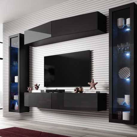 Cama elutoa kapikomplekt VIGO SLANT 8 must/must läikiv